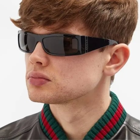 新品 gucci square sunglass