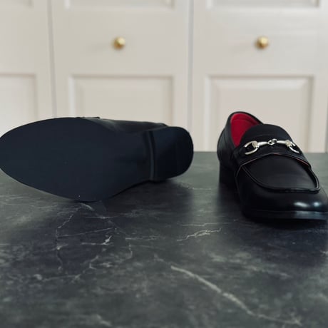 factory sample horse bit leather loafers 26-26.5
