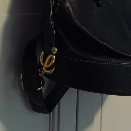loewe leather bag "anton" black