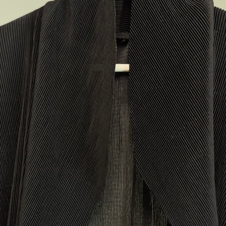 factory sample pleats cardigan jacket black