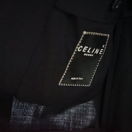 CELINE HOMME tailored jacket navy