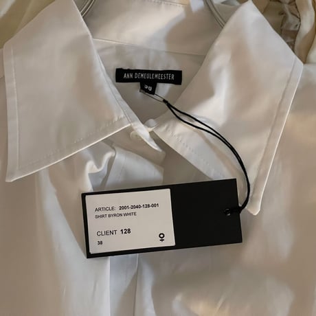 新品 ann demeulemeester 2020ss over size long shirt 38