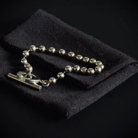 gucci ball chain silver 925 bracelet