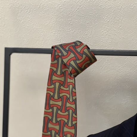 setup suit + hermes necktie #5