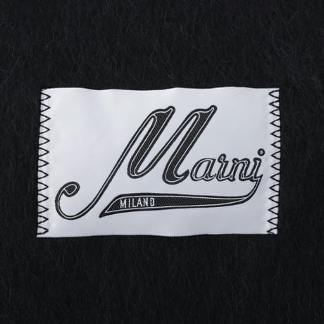 新品 marni alpaca muffler black