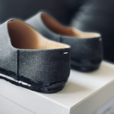 新品 maison margiela 2020aw tabi leather loafer