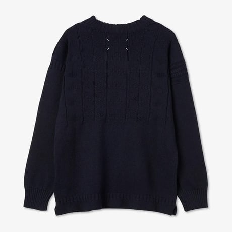maison margiela "白タグ" fisherman cable knit