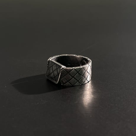 bottega veneta 2020ss silver ring 19号