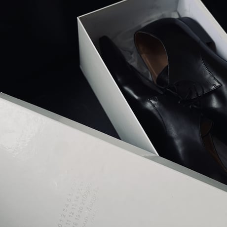 新品 maison margiela 2021ss leather dress shose 41