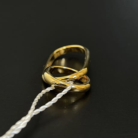 新品 mm6 maison margiela 2019ss ring gold 21号