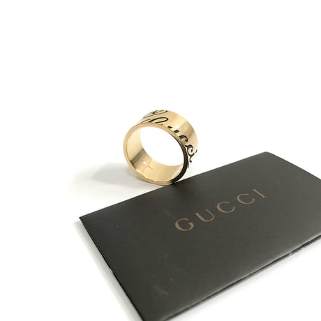 未使用 gucci gold ring