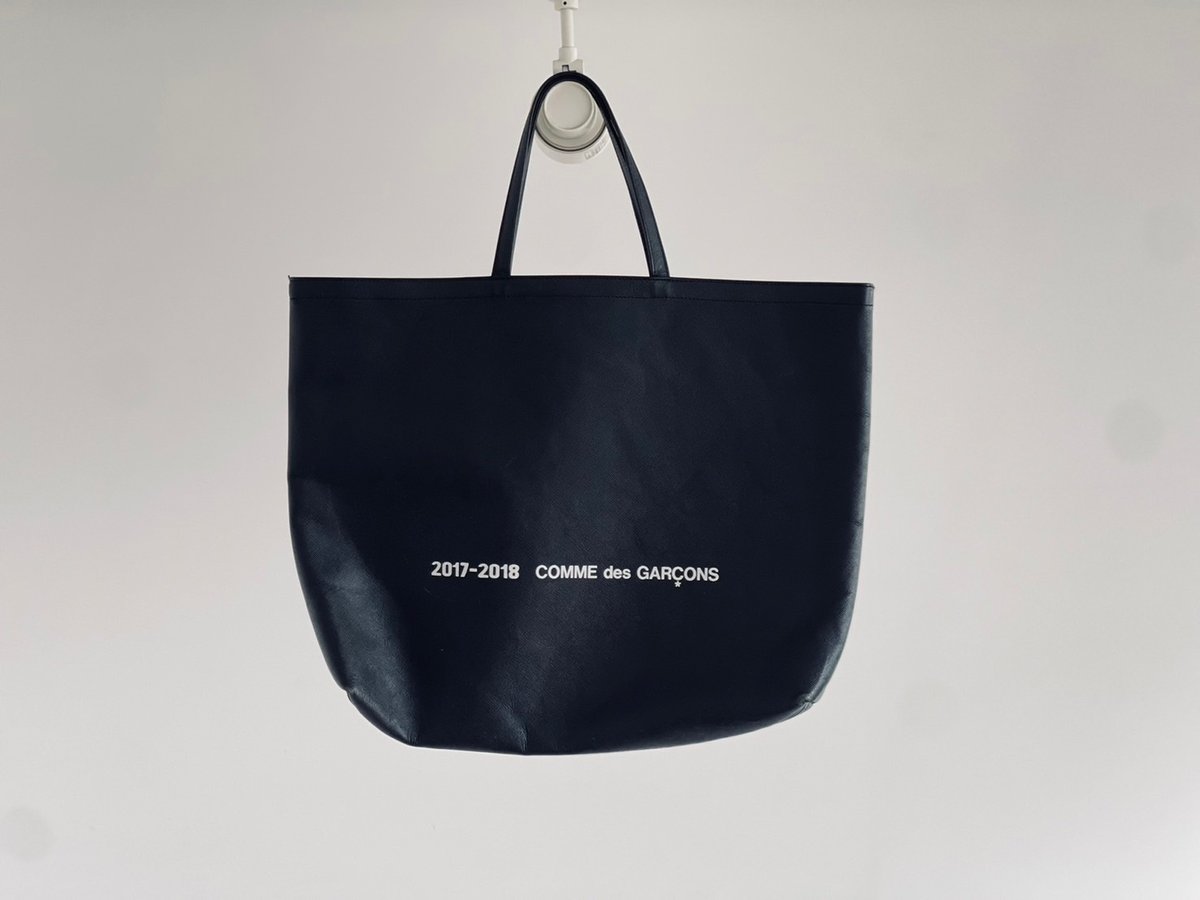 comme des garçons logo tote bag | requality comme des garçons logo tote bag | requality