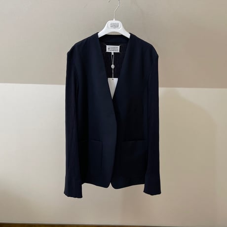 maison margiela ”再構築” collar less jacket