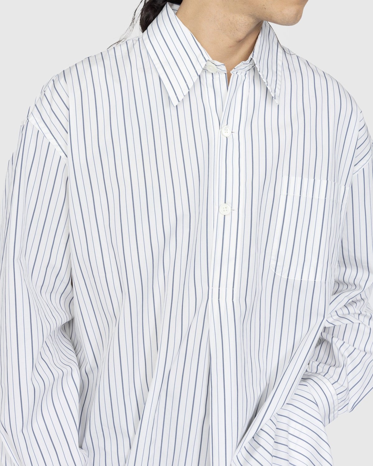 新品 our legacy 2023 over sizer stripe long shirt