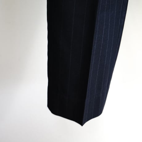 yves saint laurent double  set up suit stripe