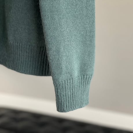 gucci alpaca green knit