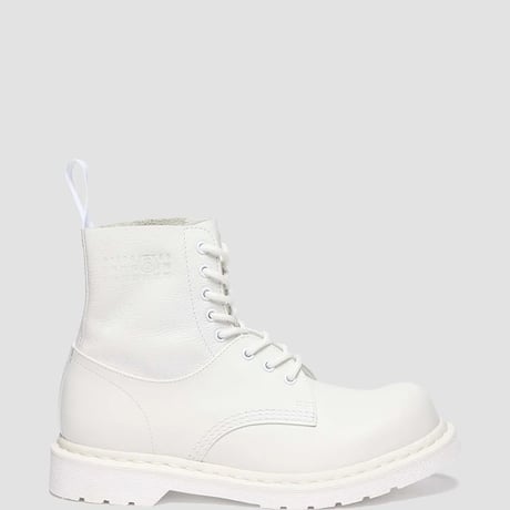 新品 mm6 2025 dr martins leather boots