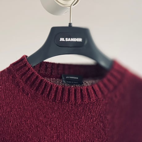 jilsander bordeaux knit
