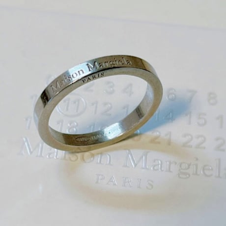 新品 maison margiela logo ring 18号