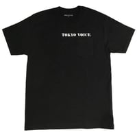 TOKYO VOICE POCKET T-shirt Black ※税込・送料込