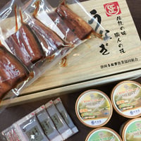 静岡カットうなぎ&メロンシャーベットギフト4（送料込）