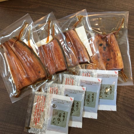 静岡カットうなぎ&メロンシャーベットギフト4（送料込）
