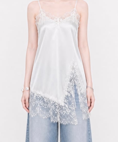 Moon Veil : Satin Camisole (WHITE)