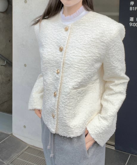 LILY TWEED JACKET（IVORY）