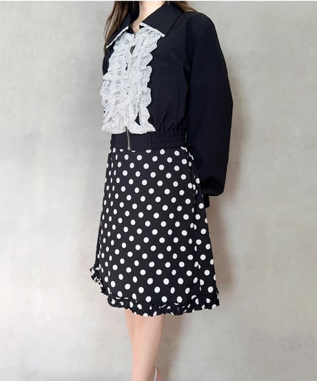 Baroque Lace & Frill BLOUSON
