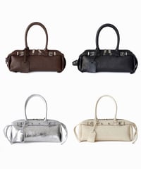 【予約】 LÉA BAGUETTE BAG（BLACK/BROWN/SILVER/IVORY）