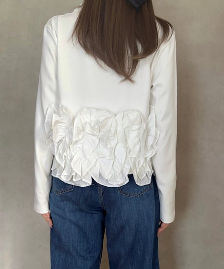 Petal Sculpture TOP（WHITE）