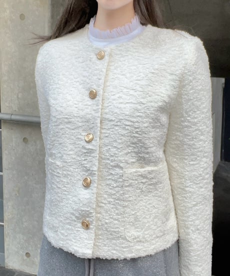 LILY TWEED JACKET（IVORY）