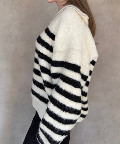 Vanilla Cloud HALF ZIP KNIT