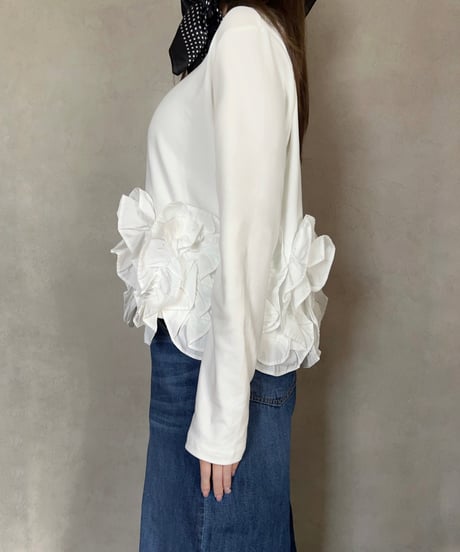 Petal Sculpture TOP（WHITE）