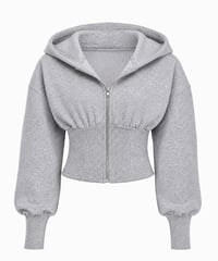 After Rehearsal : Corset Hoodie（GRAY）