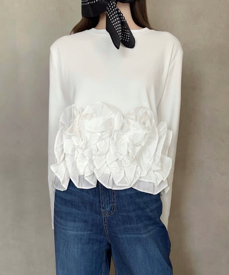 Petal Sculpture TOP（WHITE）