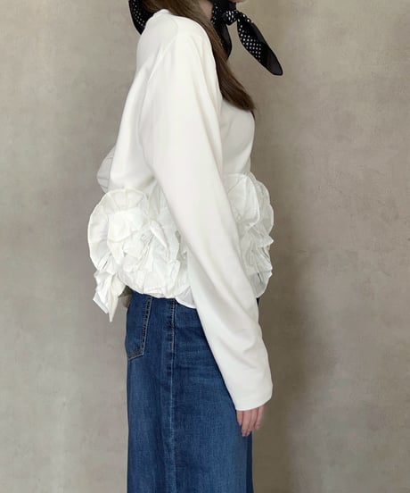 Petal Sculpture TOP（WHITE）