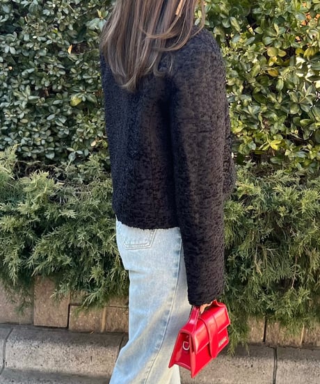 LILY TWEED JACKET（BLACK）