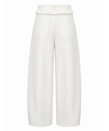 Morning Milk : Peplum Barrel Pants