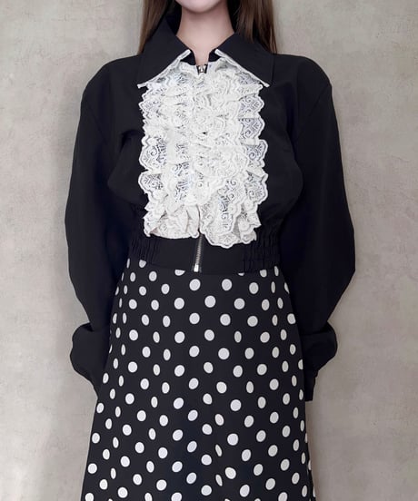 Baroque Lace & Frill BLOUSON