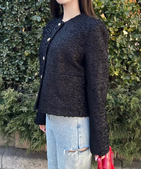 LILY TWEED JACKET（BLACK）