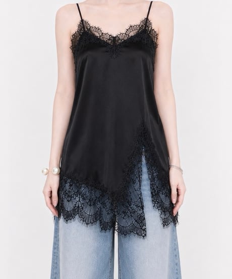 Moon Veil : Satin Camisole (BLACK)