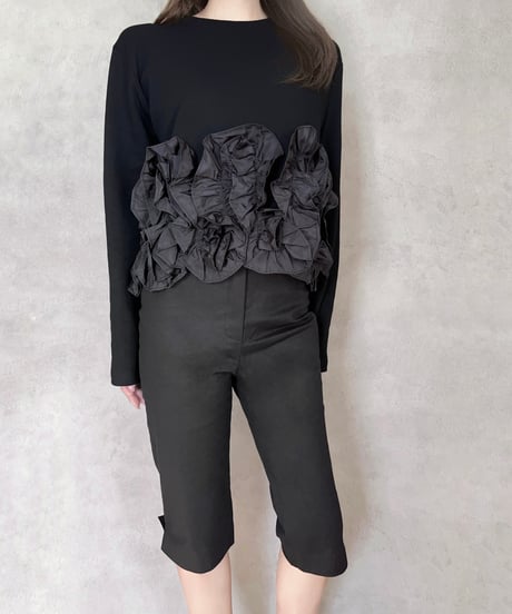 Petal Sculpture TOP（BLACK）