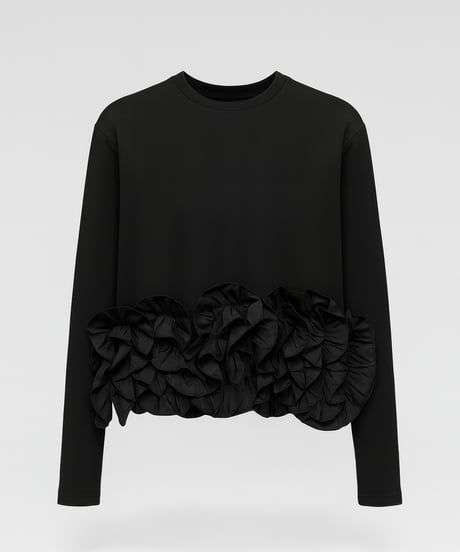 Petal Sculpture TOP（BLACK）