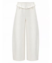 Morning Milk : Peplum Barrel Pants