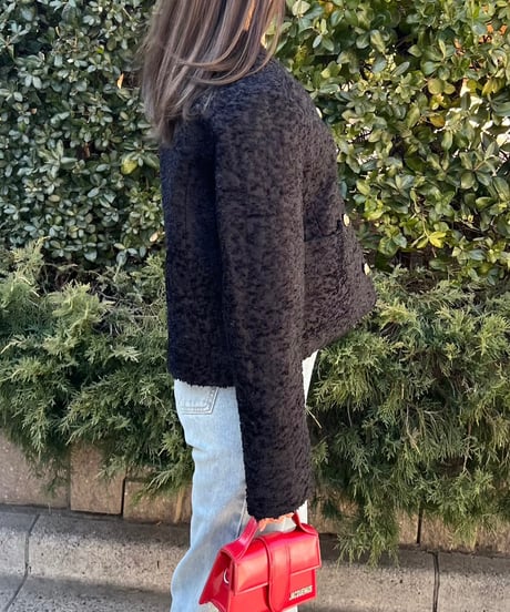 LILY TWEED JACKET（BLACK）