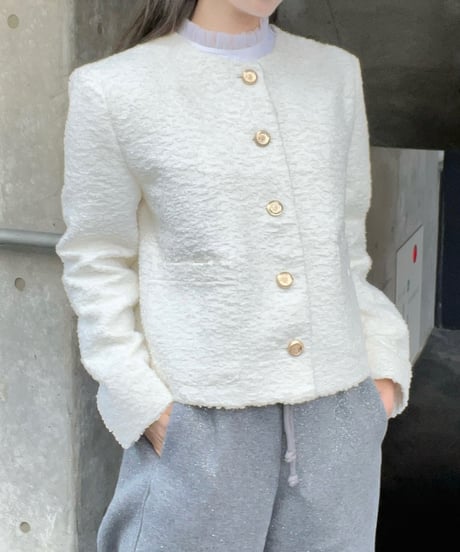 LILY TWEED JACKET（IVORY）