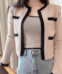 COCO KNIT ENSEMBLE（BEIGE）