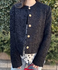 LILY TWEED JACKET（BLACK）