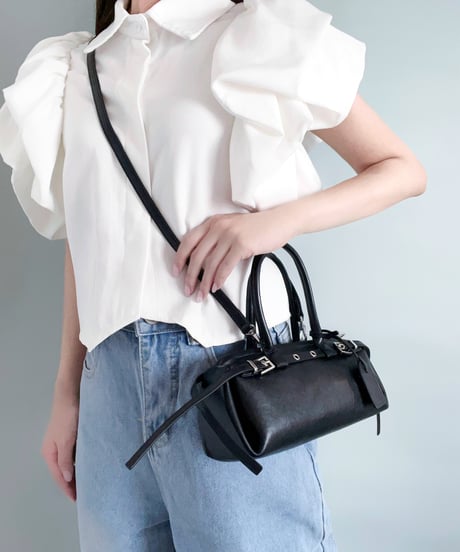 【予約】 LÉA BAGUETTE BAG（BLACK/BROWN/SILVER/IVORY）